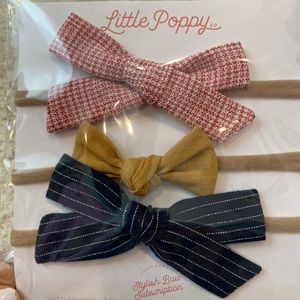 NWT! Set of 3 girl bows